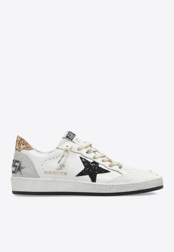 Golden Goose DB Ball Star Leather Low-Top Sneakers White GWF00117.F006118.10750WHITE/BLACK