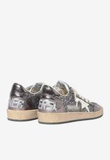 Golden Goose DB Ball Star Glittered Low-Top Sneakers Silver GWF00117.F008065.60657_MULTI COLO