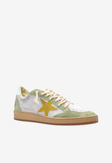 Golden Goose DB Ball Star Distressed Leather and Suede Sneakers Multicolor GWF00117.F008145.83251_MULTI COLO