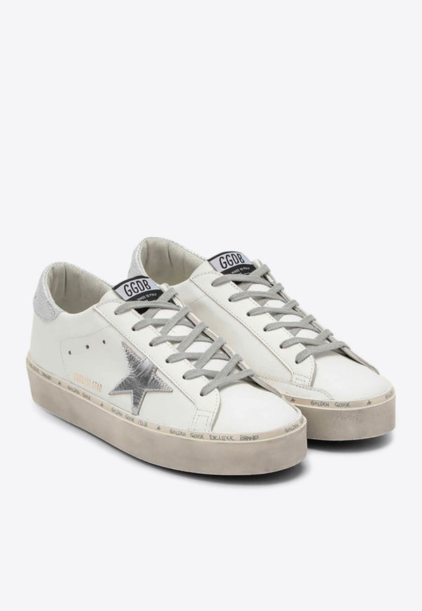 Golden Goose DB Hi-Star Leather Low-Top Sneakers  White GWF00118F000329/R_GOLDE-80185