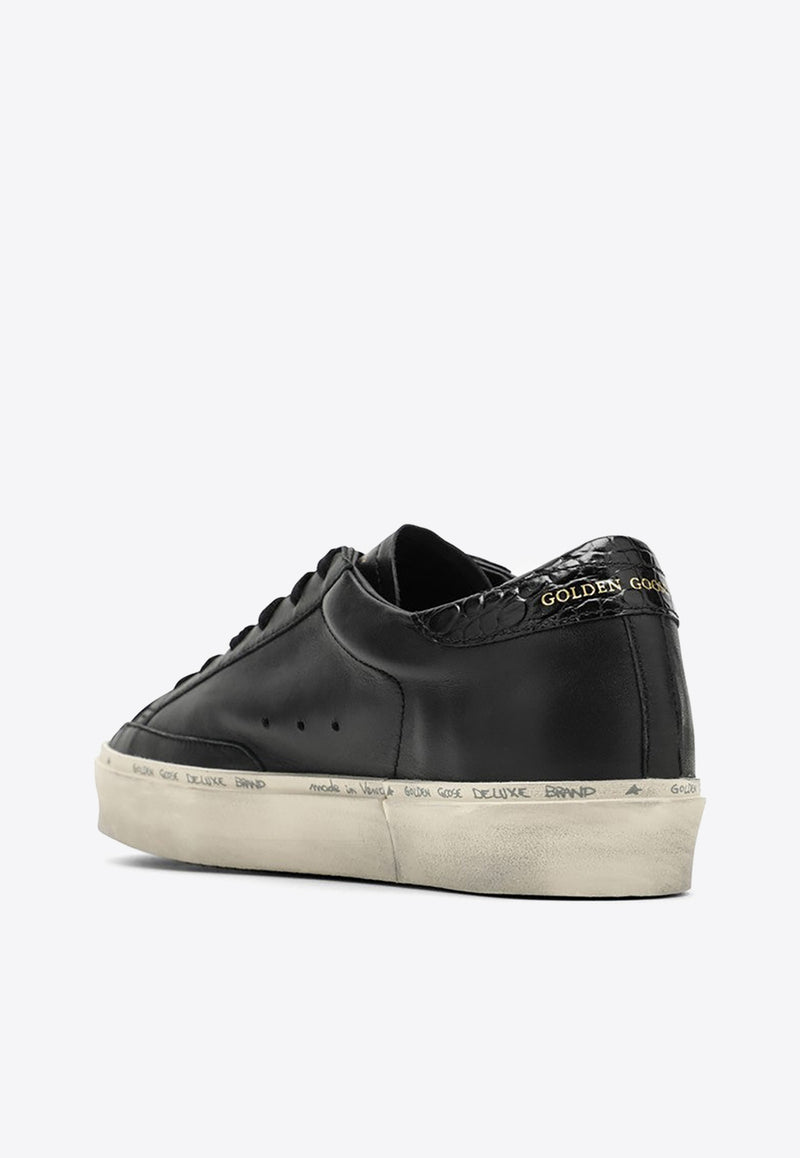 Golden Goose DB Hi Star Leather Low-Top Sneakers Black GWF00118F005334/O_GOLDE-90100