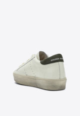 Golden Goose DB Hi-Star Leather Low-Top Sneakers White GWF00118F006872/Q_GOLDE-12170