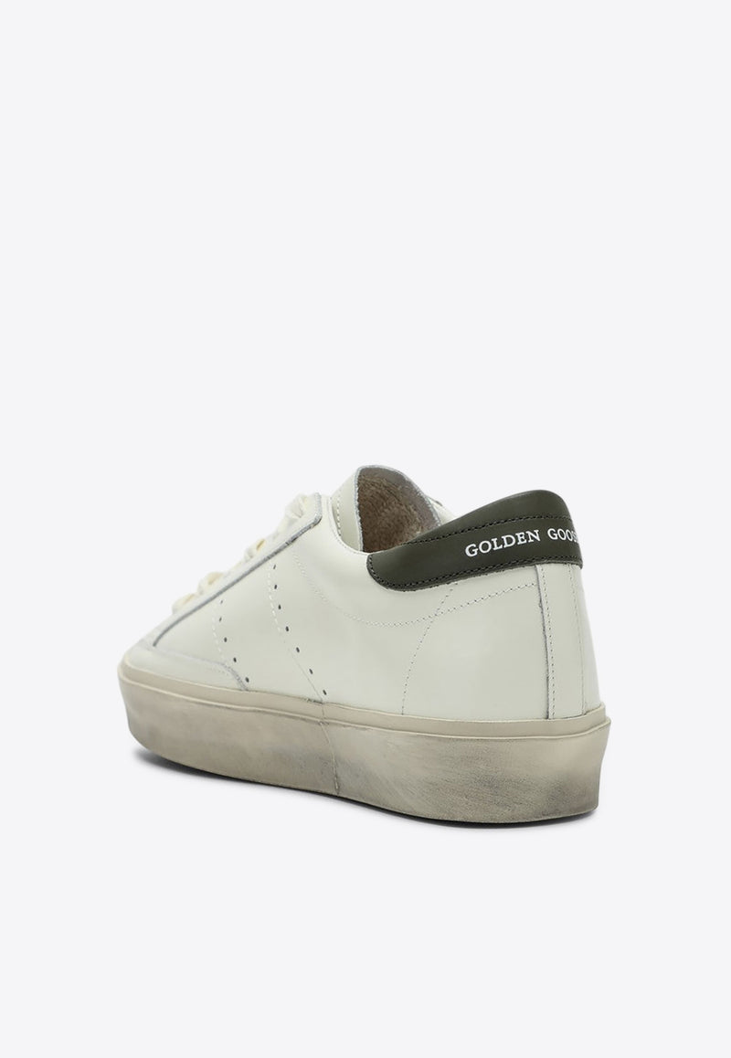 Golden Goose DB Hi-Star Leather Low-Top Sneakers White GWF00118F006872/Q_GOLDE-12170