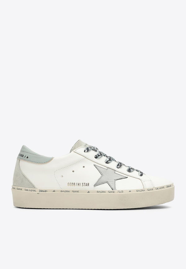 Golden Goose DB Low Hi-Star Leather Sneakers White GWF00119F005380/O_GOLDE-82534