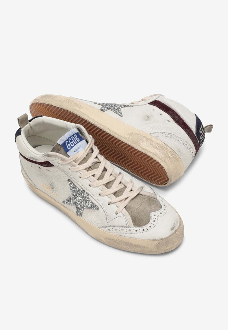 Golden Goose DB Mid Star Leather High-Top Sneakers GWF00122F004160/N_GOLDE-11389