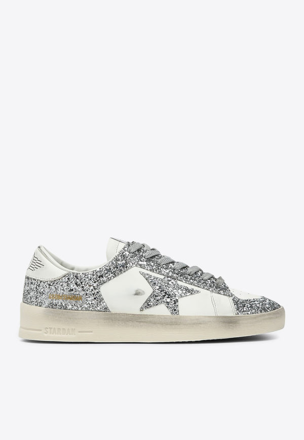 Golden Goose DB Stardan Glittered Low-Top Sneakers White GWF00128F002185/R_GOLDE-80185