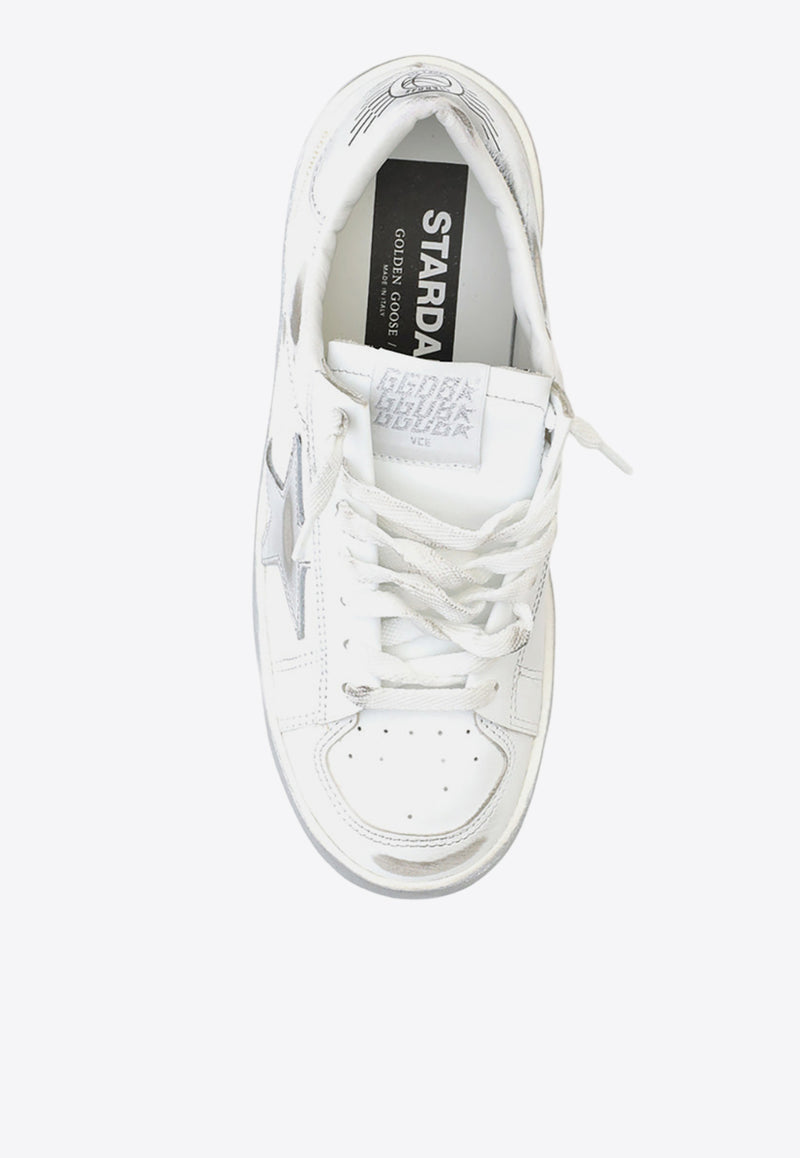 Golden Goose DB Stardan Leather Low-Top Sneakers White GWF00128_F002187_80185