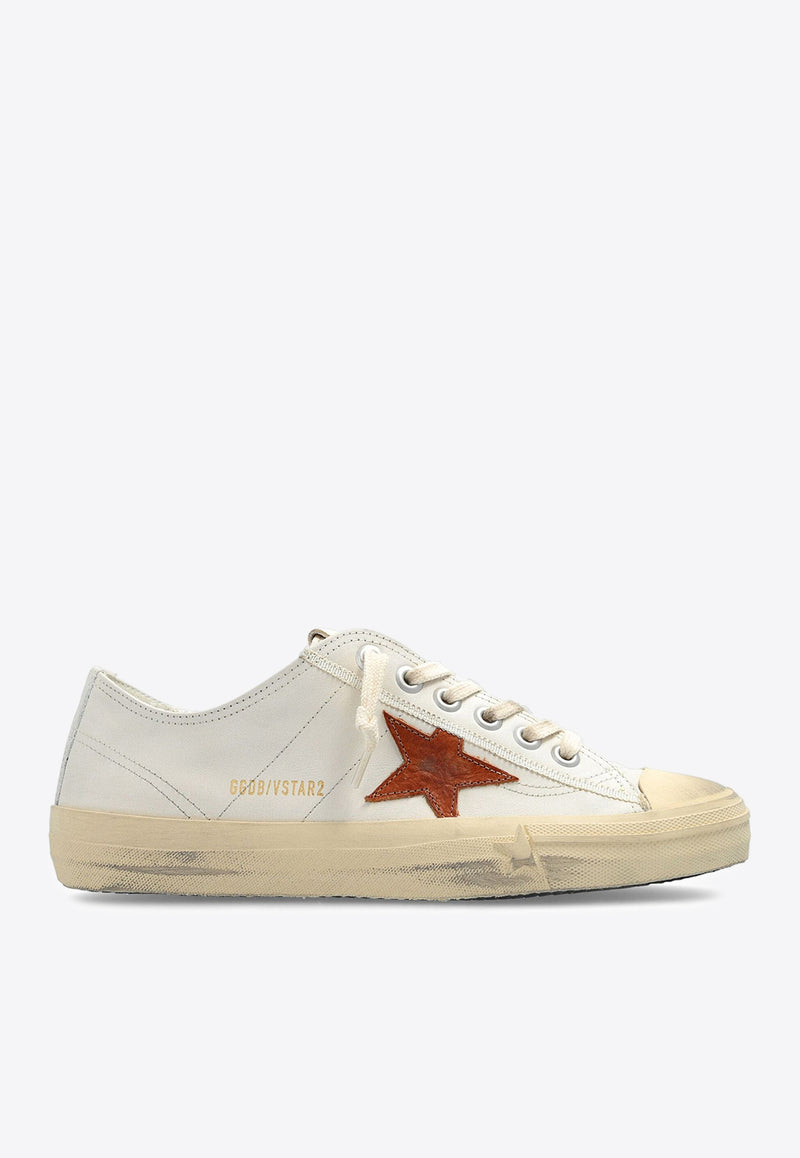 Golden Goose DB V-star Leather Sneakers White GWF00129.F006104.10399OFF WHITE/ECRU