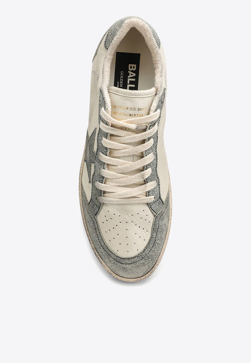 Golden Goose DB Ball Star Low-Top Vintage Sneakers White GWF00327F005428/O_GOLDE-10364