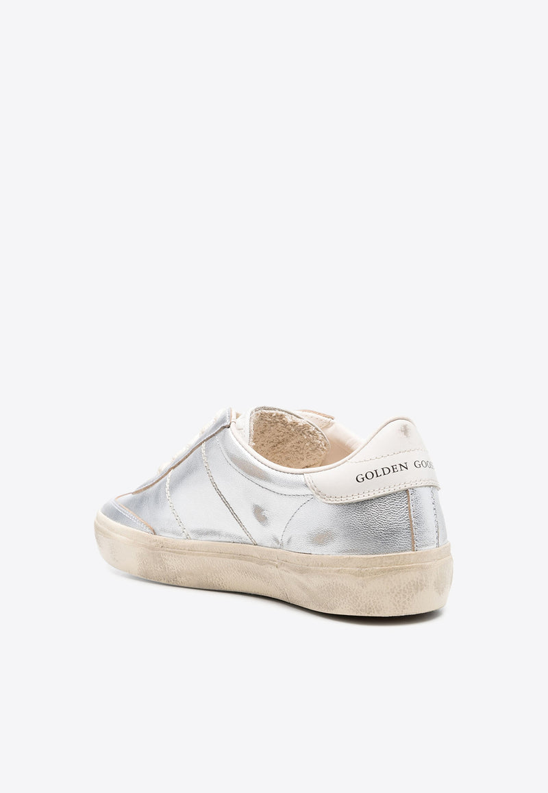 Golden Goose DB Soul-Star Metallic Leather Sneakers Silver GWF00464.F005052.70192SILVER