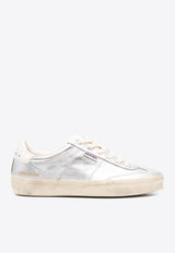 Golden Goose DB Soul-Star Metallic Leather Sneakers Silver GWF00464.F005052.70192SILVER