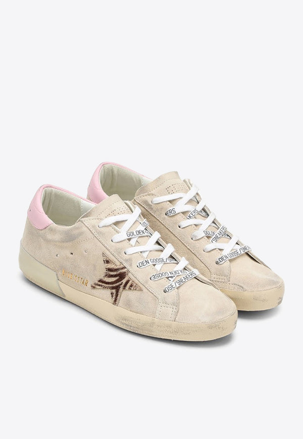 Golden Goose DB Super-Star Distressed Low-Top Sneakers Beige GWF00587F005436/O_GOLDE-15551