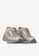 Golden Goose DB Lightstar Metallic Leather Sneakers Silver GWF00724.F006475.70138_MULTI COLO