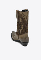 Golden Goose DB Wish Star Suede and Leather Boots GWF00861F007610/R_GOLDE-55319