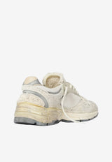 Golden Goose DB Dad-Star Vintage Suede and Mesh Sneakers White GWF00884.F002156.80185_MULTI COLO
