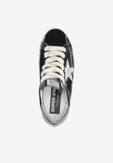 Golden Goose DB Super-Star Distressed Velvet Sneakers Black GWF01002.F008143.81501_MULTI COLO