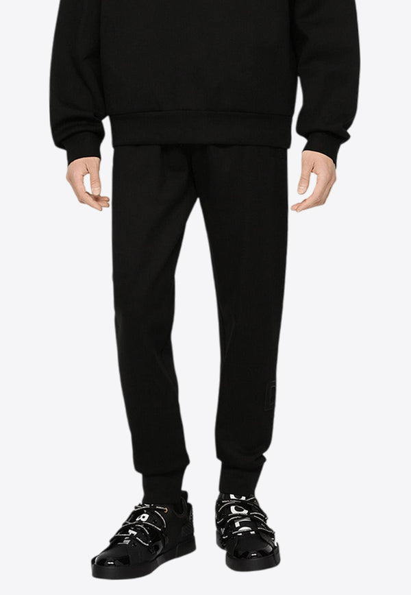 Dolce & Gabbana 3D DG Logo Track Pants Black GWJTAZ HU7IH N0000