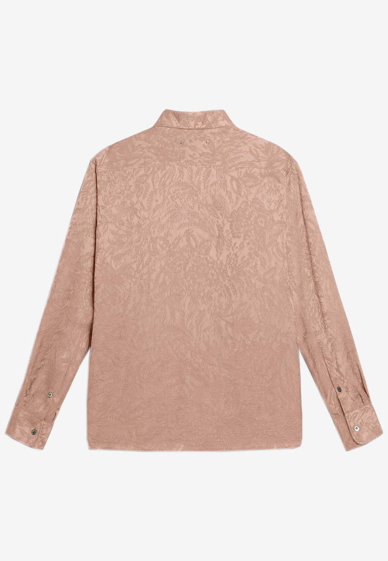 Golden Goose DB Journey Toile de Jouy Long-Sleeved Shirt GWP00820.P001177.25257PINK