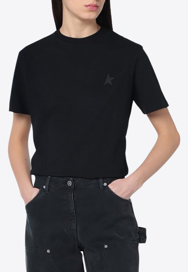 Golden Goose DB Star Print T-shirt Black GWP01220P000593/R_GOLDE-90100