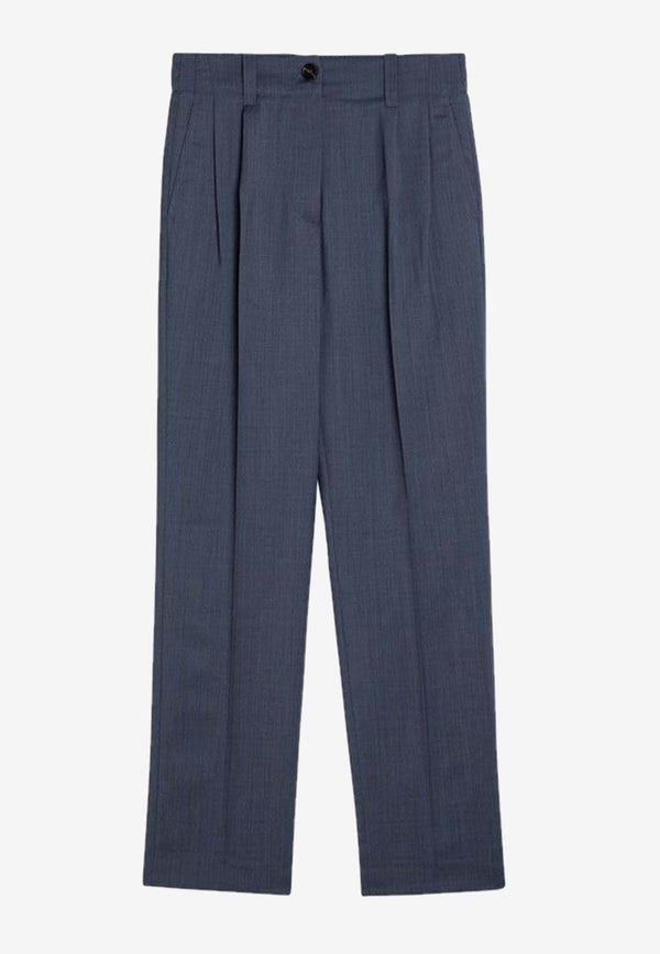 Golden Goose DB Sugar-Paper Wool Pants Blue GWP01504P001609/P_GOLDE-50864