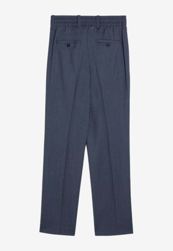 Golden Goose DB Sugar-Paper Wool Pants Blue GWP01504P001609/P_GOLDE-50864