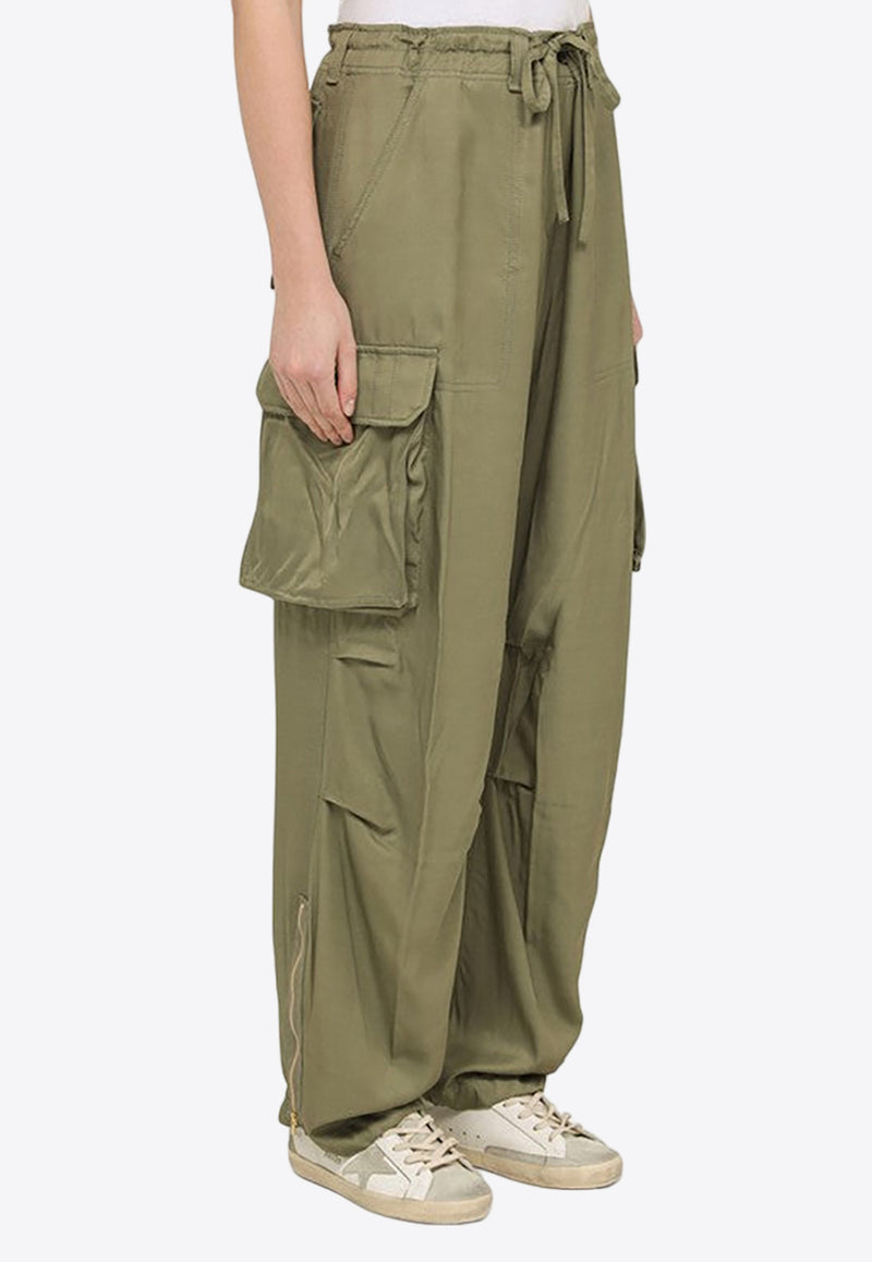 Golden Goose DB Straight-Leg Cargo Pants Green GWP01720P001369/O_GOLDE-60469