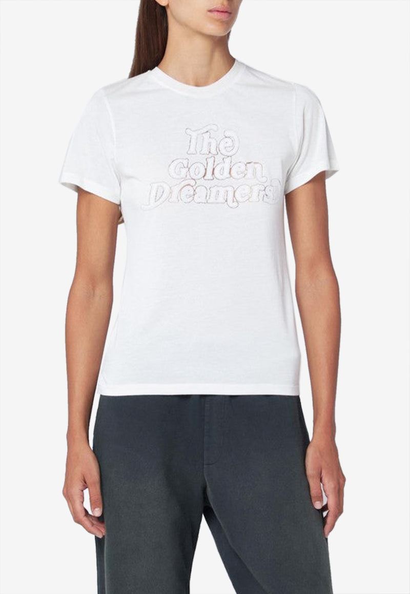 Golden Goose DB The Golden Dreamers T-shirt White GWP02322P002116/R_GOLDE-11616