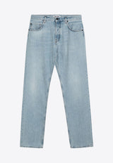 Miu Miu Straight-Leg Washed Jeans Light Blue GWP503OOO14QU/P_MIU-F0013