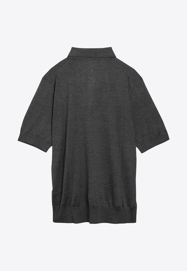 Dolce & Gabbana Silk Short-Sleeved Polo T-shirt GXZ15TJBSIM/O_DOLCE-N0542