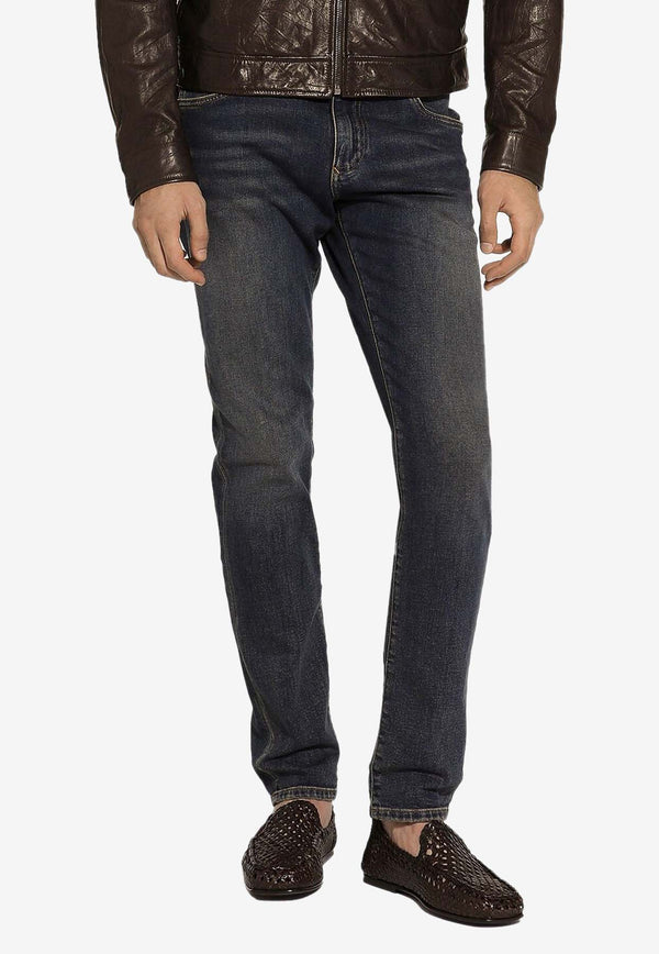 Dolce & Gabbana Slim-Fit Jeans GY07CD G8KY6 S9001 Blue