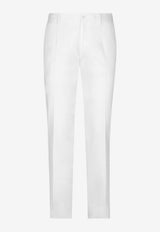 Dolce & Gabbana Straight Chino Pants GY7BMT FU6ZF W0800 White