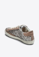 Golden Goose DB Kids Girls Super-Star Suede and Glitter Sneakers GYF00101-F006062-55603GOLD