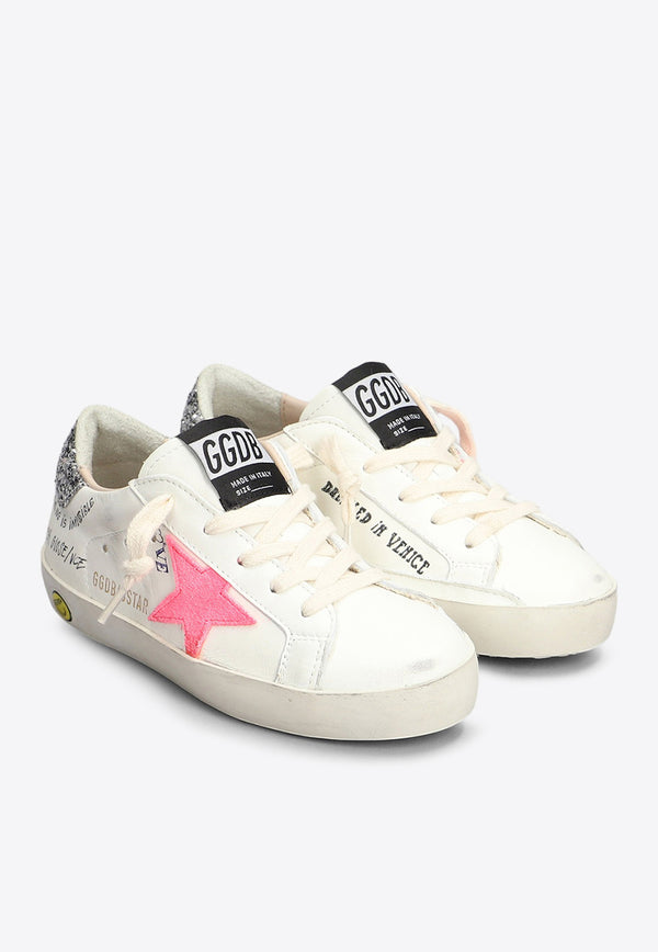 Golden Goose DB Kids Baby Girls Super-Star Low-Top Sneakers GYF00101.F005255.11682WHITE MULTI