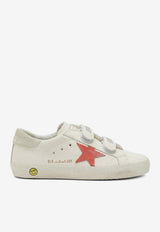 Golden Goose DB Kids Girls Old School Young Low-Top Sneakers White GYF00111F007430/R_GOLDE-82978