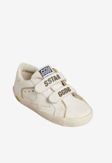 Golden Goose DB Kids Girls Old School Leather Sneakers White GYF00143.F007427.10847_WHITE MULT