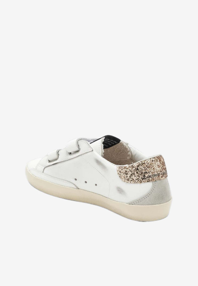 Golden Goose DB Kids Girls Old School Low-Top Sneakers White GYF00177F008041/S_GOLDE-10593
