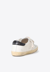 Golden Goose DB Kids Boys Super-Star Leather Sneakers  White GYF00270.F004340.11429_WHITE MULT