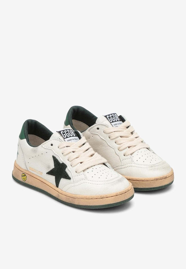 Golden Goose DB Kids Kids Ball Star Leather Low-Top Sneakers GYF00439F004827/N_GOLDE-10502