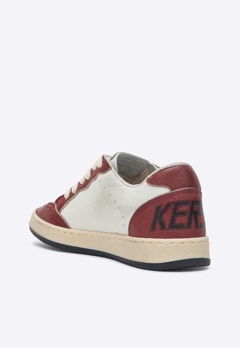 Golden Goose DB Kids Boys Ball Star Low-Top Sneakers Red GYF00439F006792/Q_GOLDE-10435