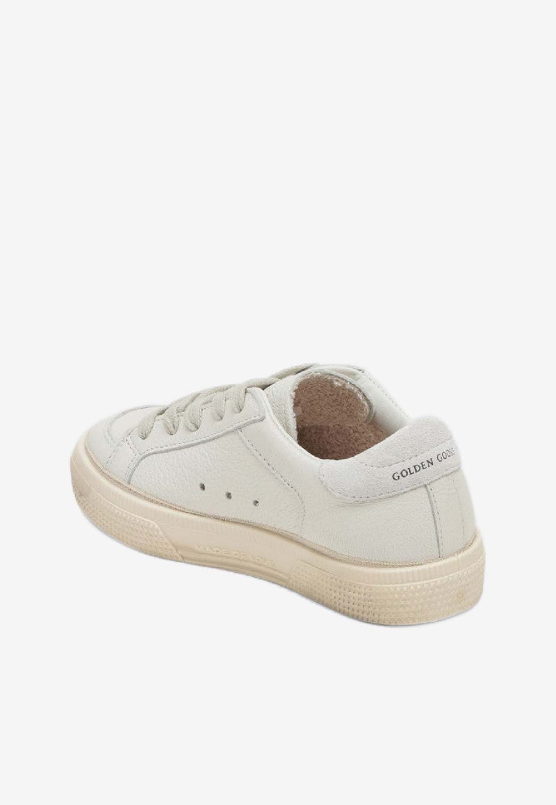 Golden Goose DB Kids Boys May Low-Top Sneakers White GYF00495F004814/S_GOLDE-10100