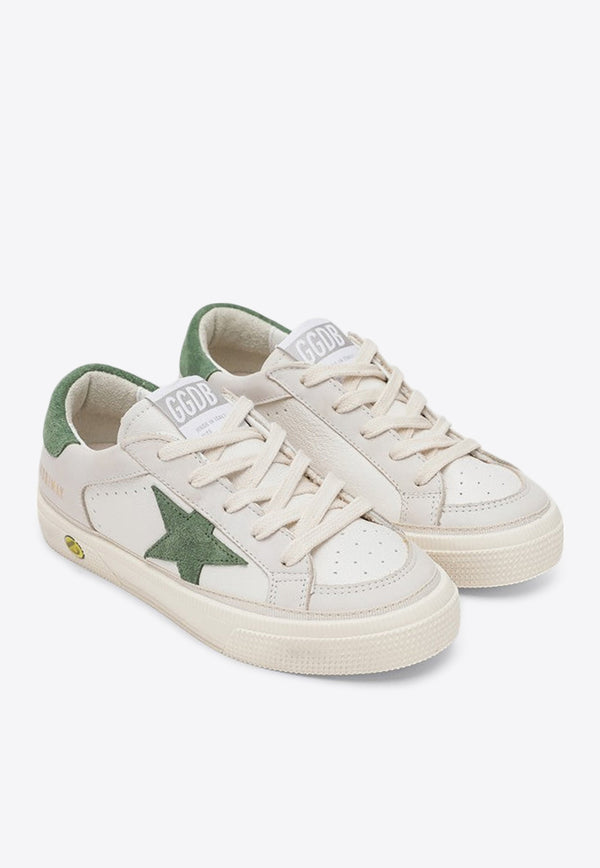 Golden Goose DB Kids Boys May Low-Top Sneakers White GYF00495F007441/R_GOLDE-10613
