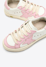 Golden Goose DB Kids Girls May Leather Low-Top Sneakers White GYF00496F005325/O_GOLDE-10310