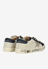 Golden Goose DB Kids Girls May Leather Low-Top Sneakers Multicolor GYF00496.F008058.15865_WHITE MULT