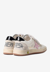 Golden Goose DB Kids Girls Ball Star Low-Top Sneakers GYF00501-F006091-82702WHITE