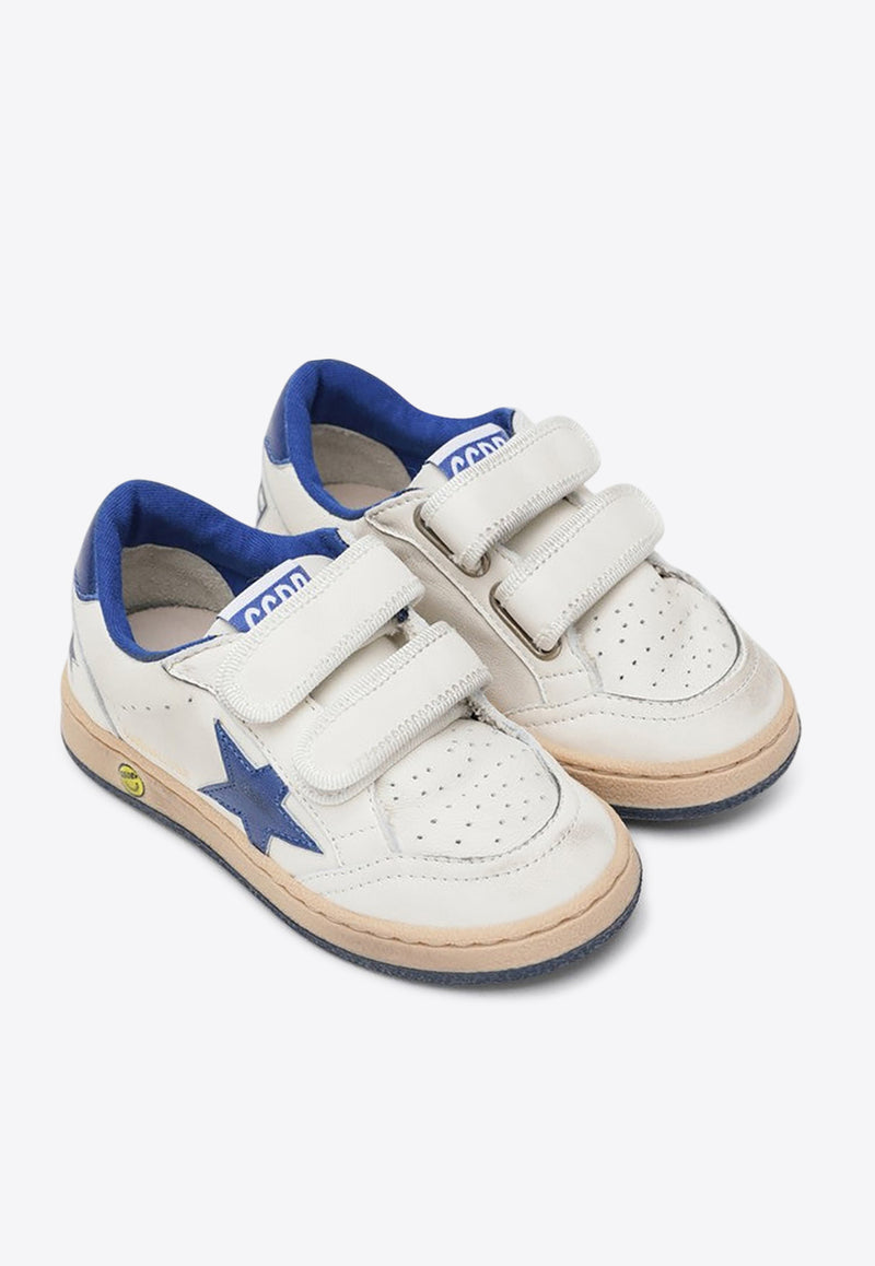 Golden Goose DB Kids Boys Ball Star Young Low-Top Sneakers White GYF00501F004246/R_GOLDE-10793