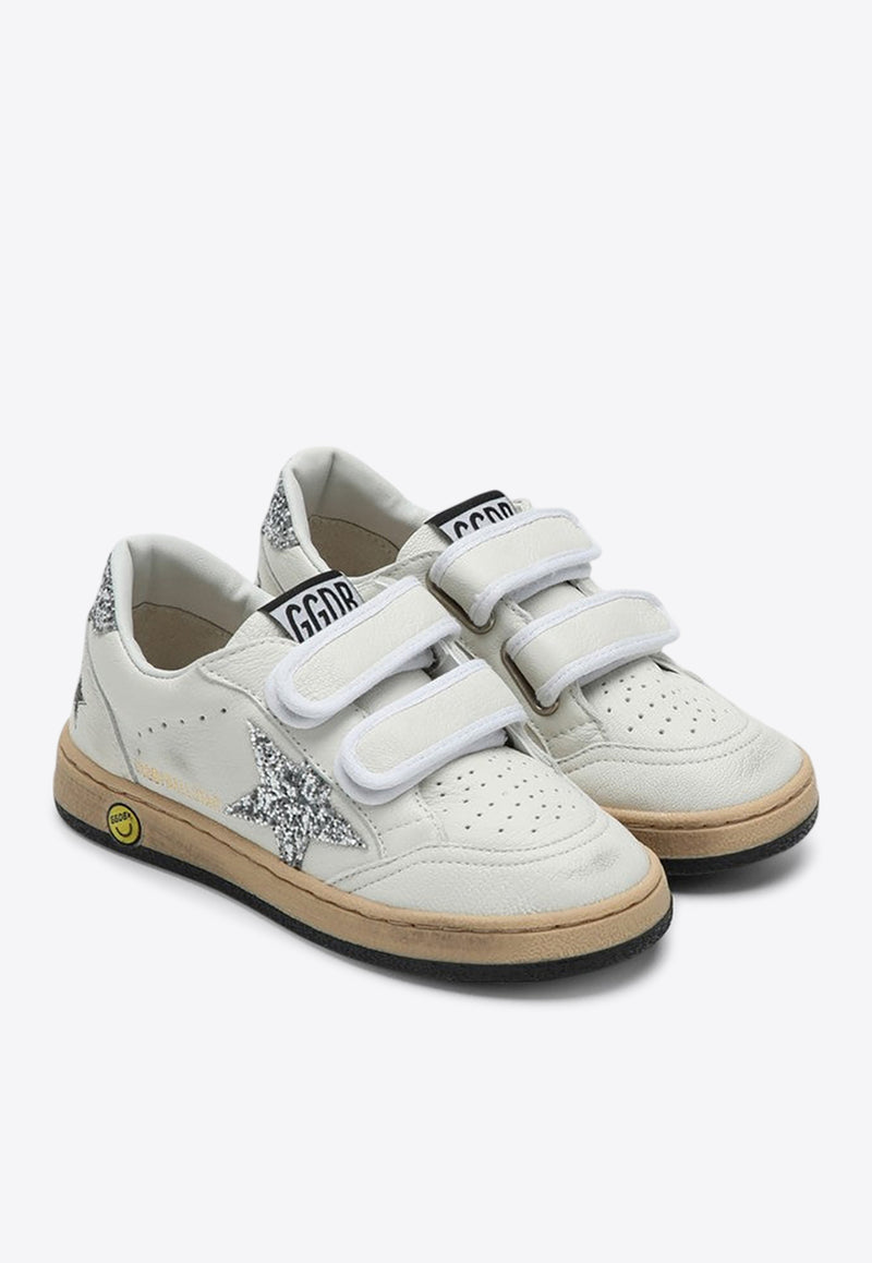 Golden Goose DB Kids Girls Ball Star Low-Top Sneakers White GYF00501F004826/R_GOLDE-80185