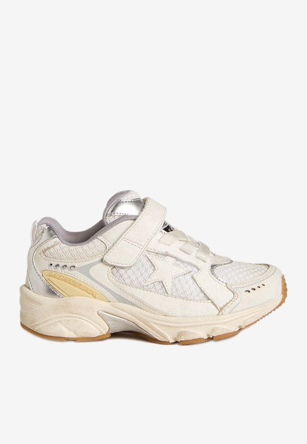 Golden Goose DB Kids Girls Lightstar Running Sneakers White GYF00724.F007611.10565_WHITE MULT