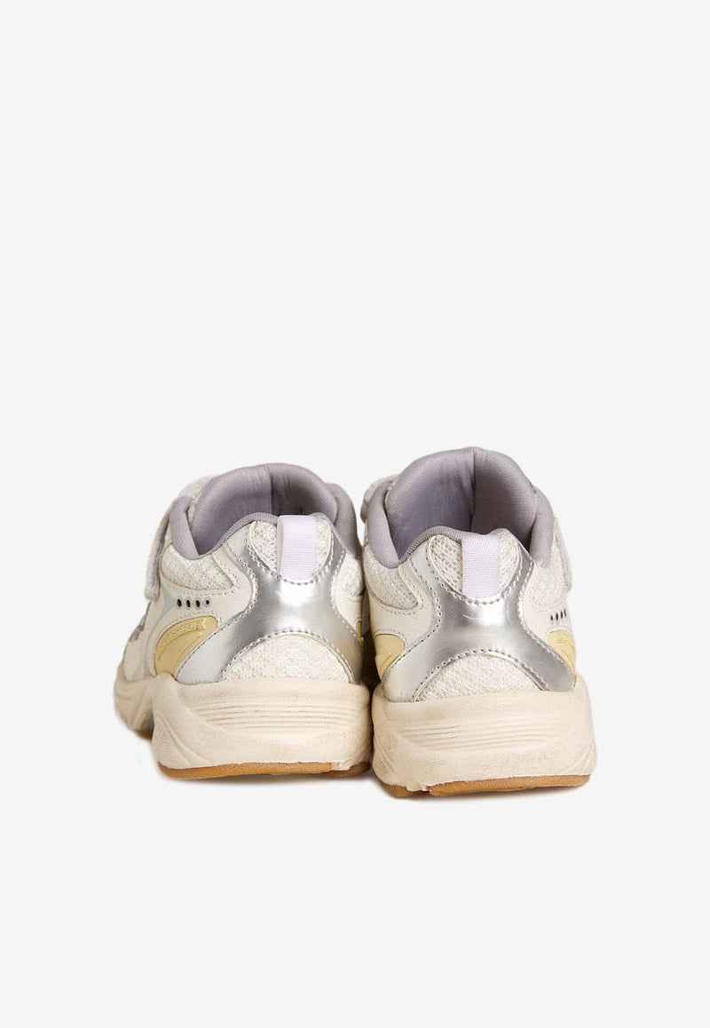 Golden Goose DB Kids Girls Lightstar Running Sneakers White GYF00724.F007611.10565_WHITE MULT