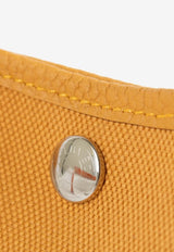 Garden Party 30 in Naturel Sable Canvas and Negonda Leather with Palladium Hardware