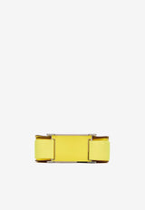 Hermès Geta Shoulder Bag in Jaune de Naples Chevre Leather with Palladium Hardware